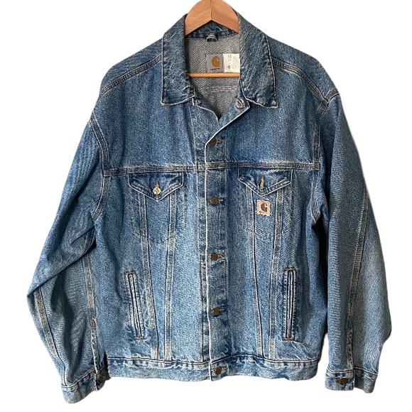 Coats | Vintage Carhartt Denim Jacket 